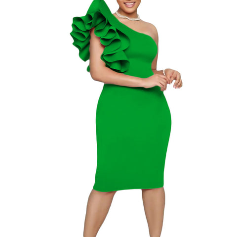 Elegant Sheer Panel Bodycon Dress