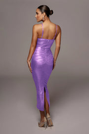 Sleek and Sexy Pleated Suspender Dress