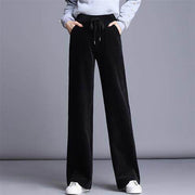 Fashion Straight-Leg Corduroy Pants