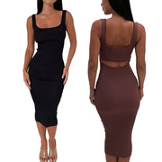 Chic Backless Hollow Dress – Elegant & Sultry Look for Any Occasion
