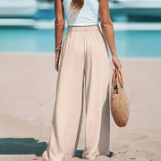 Women's Casual Wide Leg Pants – Flattering Fit for Business & Daily Style