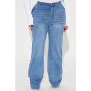 Margot Stretch Trouser Jeans - Medium Wash