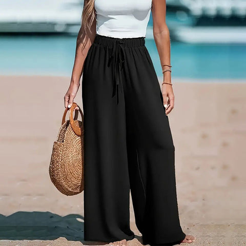 Women's Casual Wide Leg Pants – Flattering Fit for Business & Daily Style