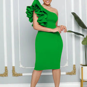 Elegant Sheer Panel Bodycon Dress